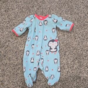Carters Pengiun Baby Fleece Sleeper
